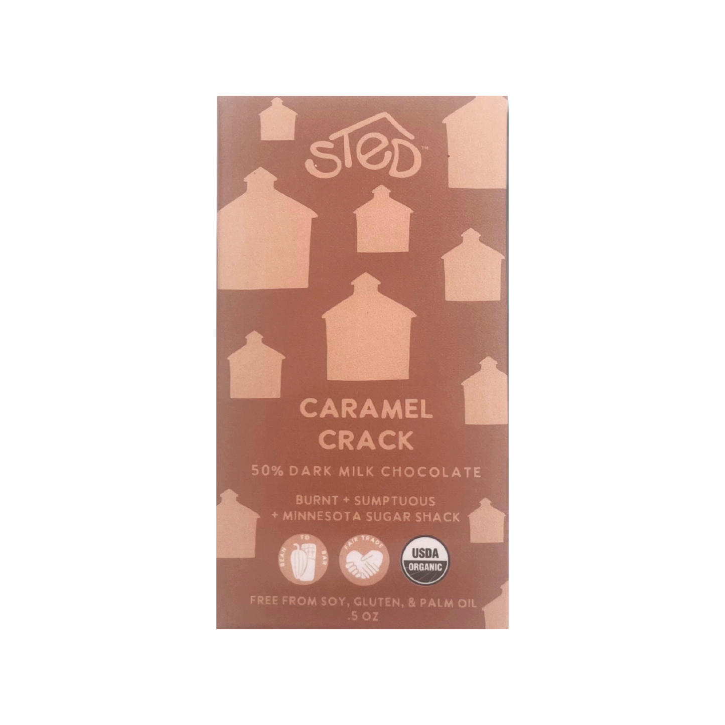 Caramel Crack Mini Chocolate Bar by Sted Foods
