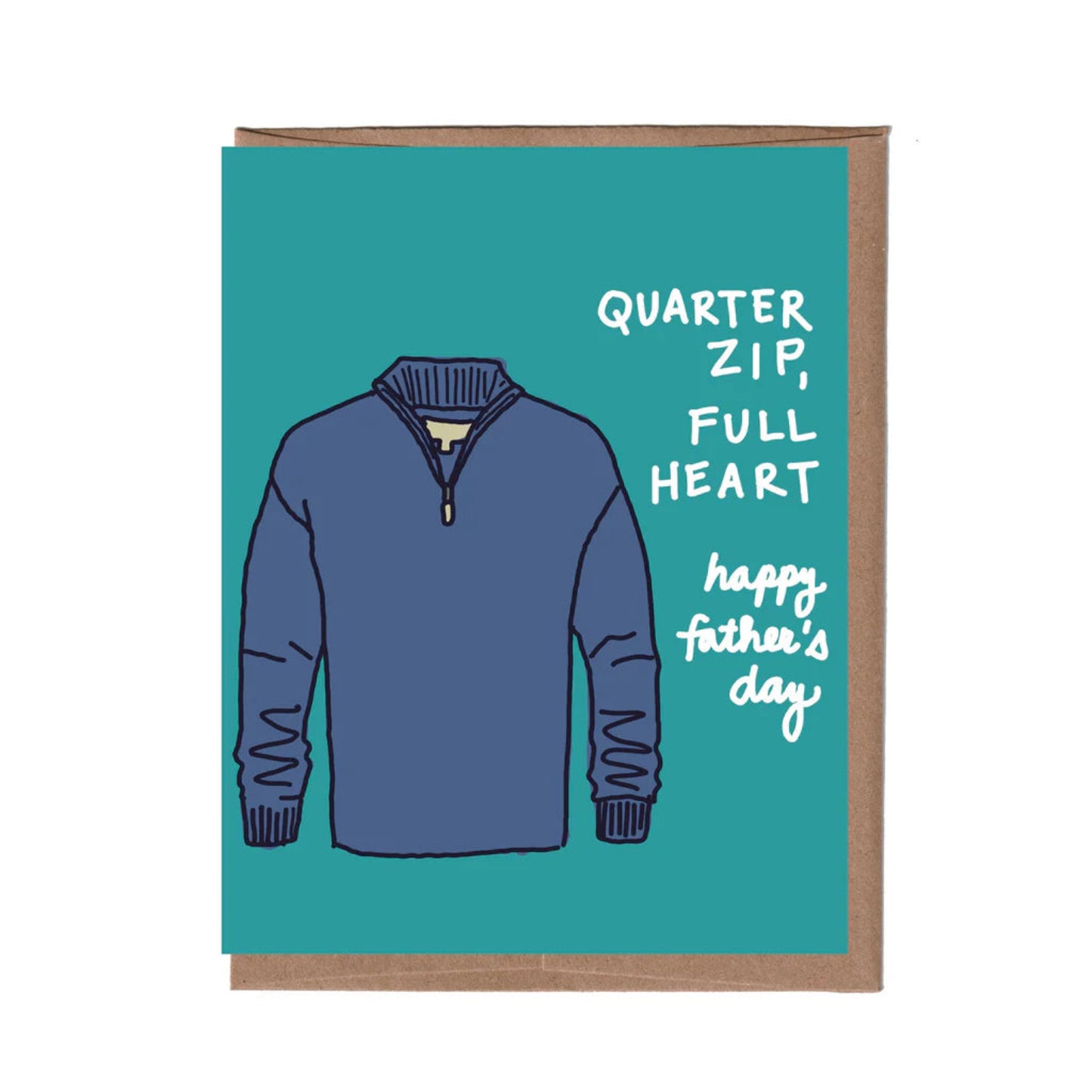 Quarter Zip Father's Day Card