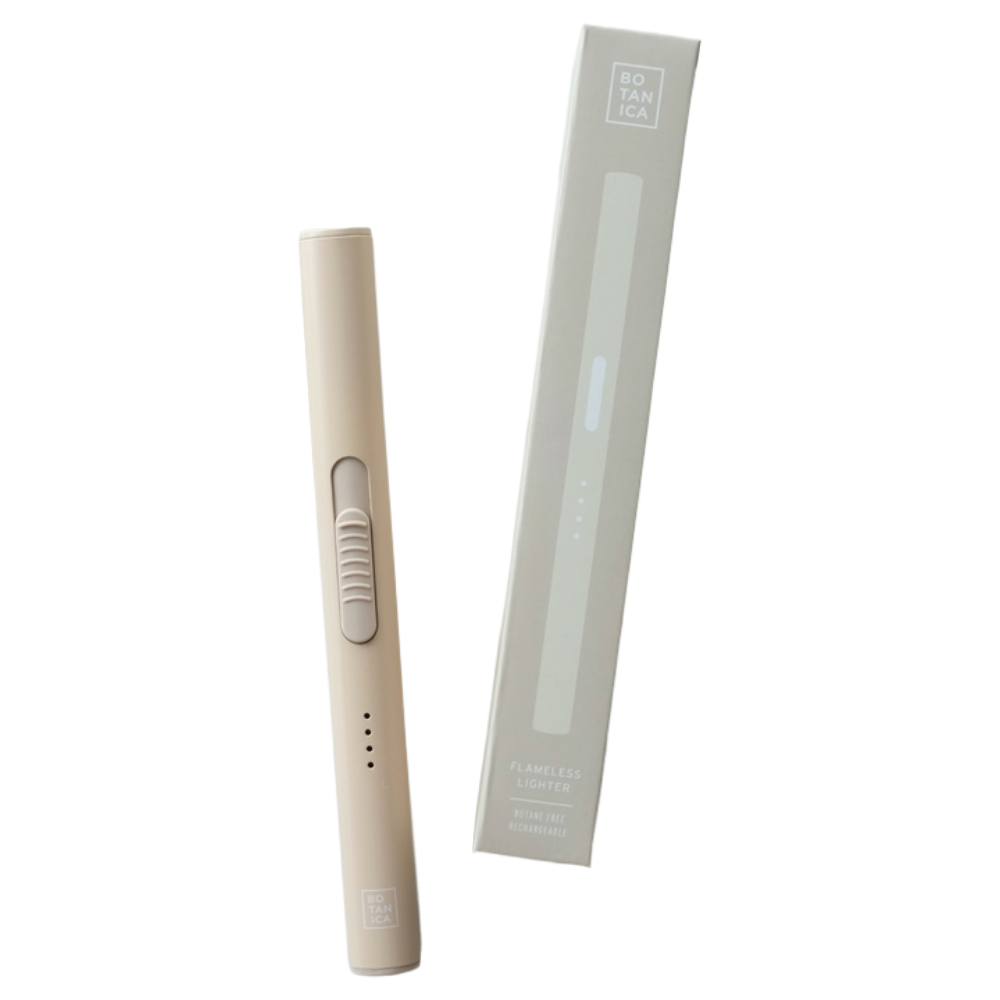 Flameless Rechargeable Lighter in Bisque