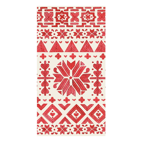 Fair Isle Guest Napkins by Hester &amp; Cook