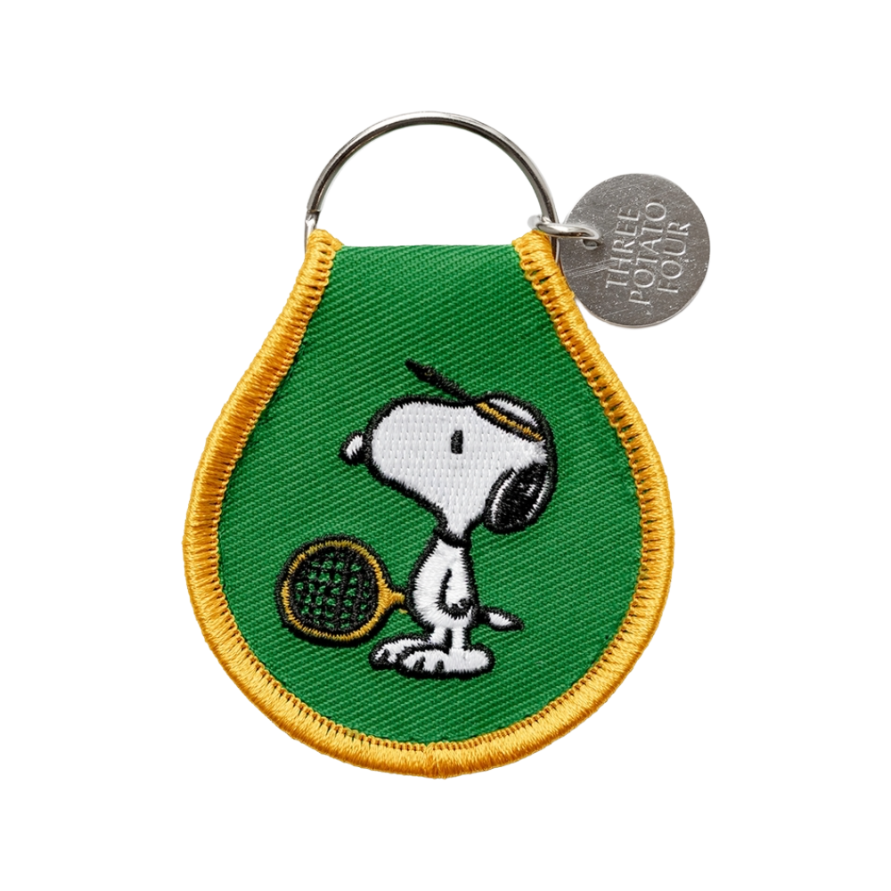 Peanuts® Snoopy Tennis Patch Keychain