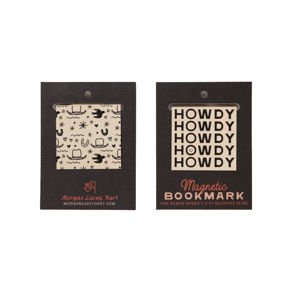Happy Little Howdy Magnetic Bookmark
