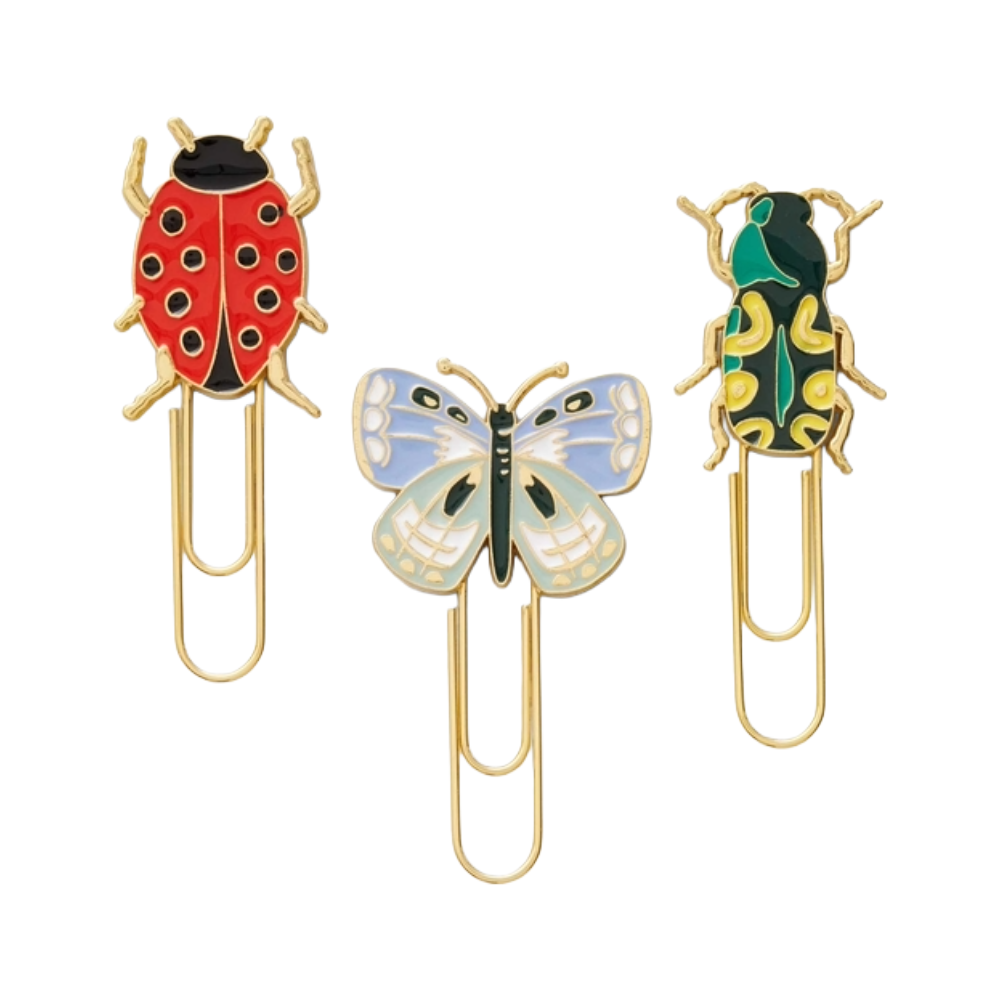 Rifle Paper Co. Curio Enamel Paper Clip Set