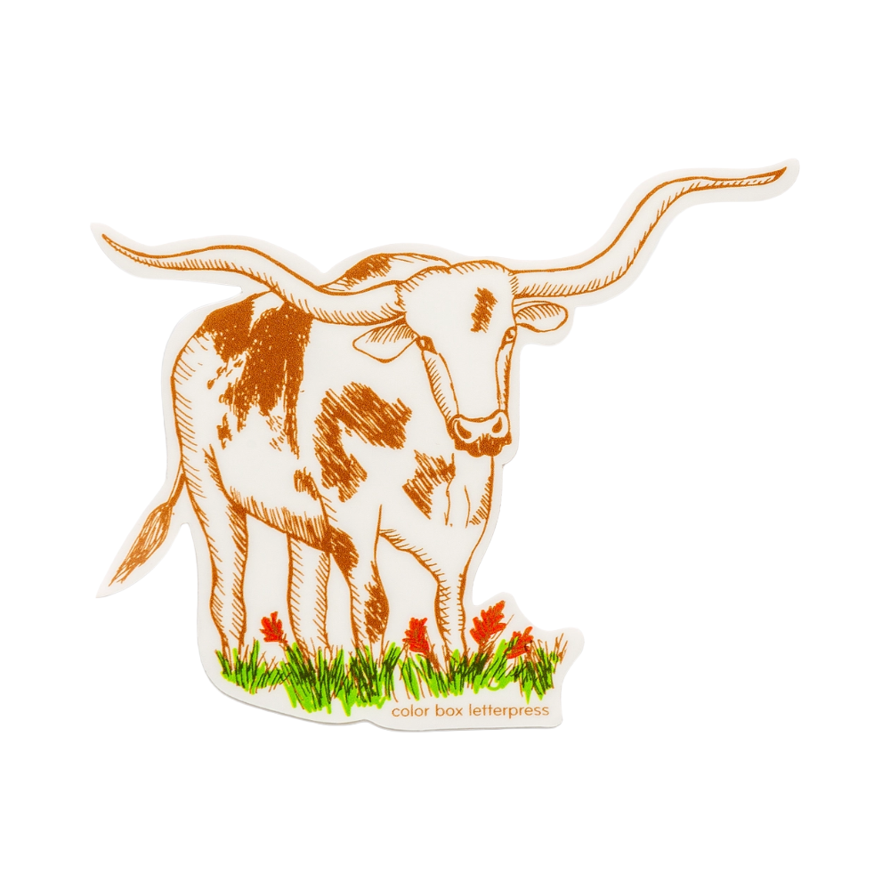 Longhorn Sticker