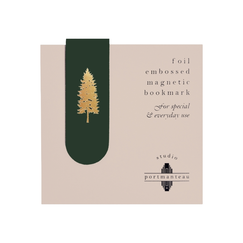 Blue Spruce Tree Magnetic Bookmark