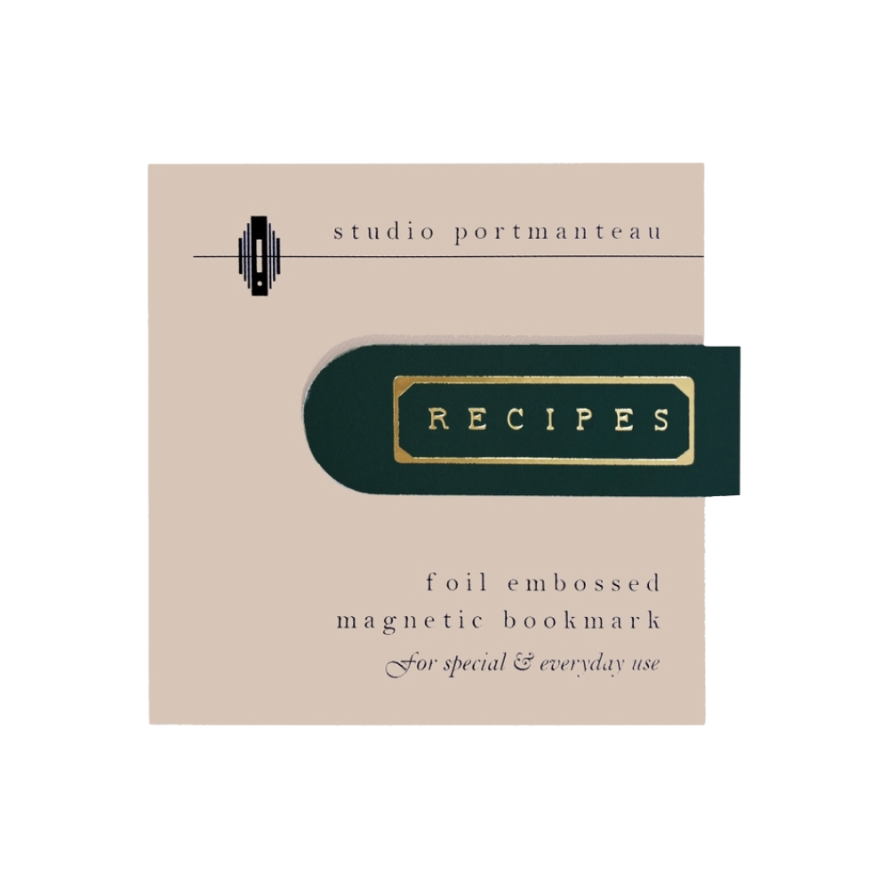 Recipes Magnetic Bookmark