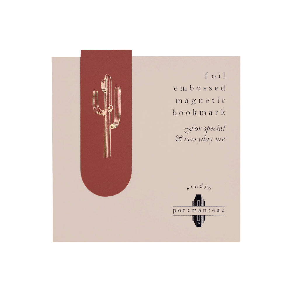 Saguaro Magnetic Bookmark