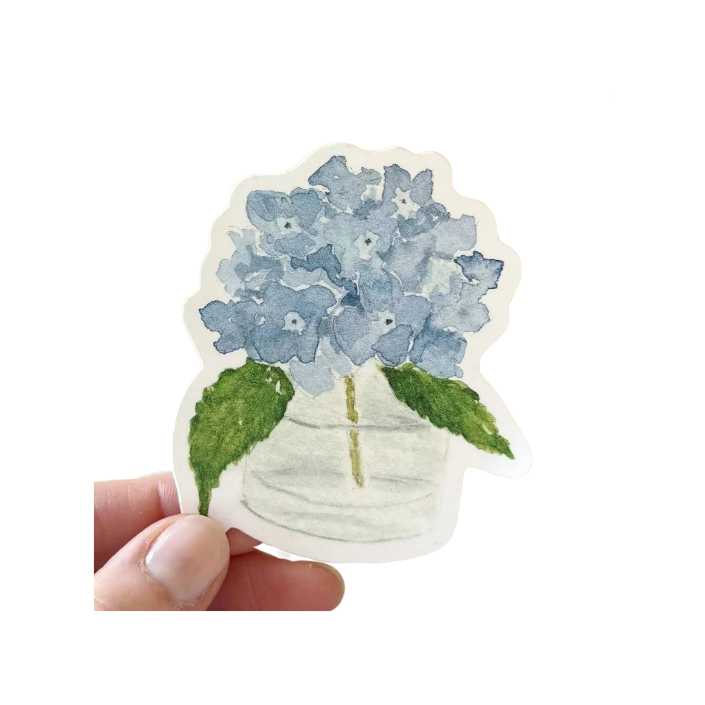 Hydrangea Vinyl Sticker
