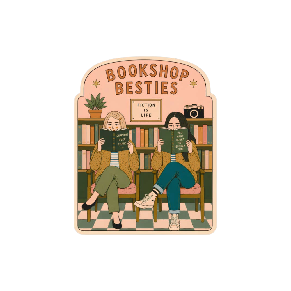 Bookshop Besties Vinyl Sticker