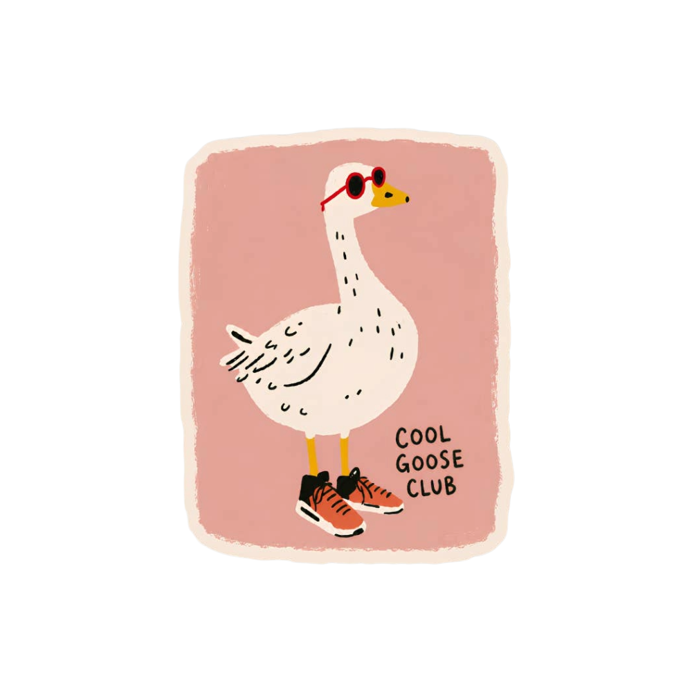 Cool Goose Club Vinyl Sticker