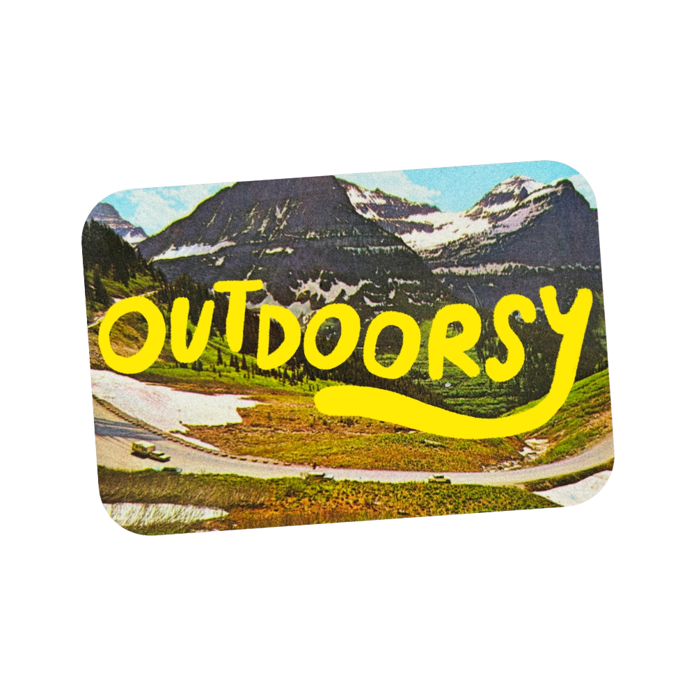 Outdoorsy Vinyl Sticker