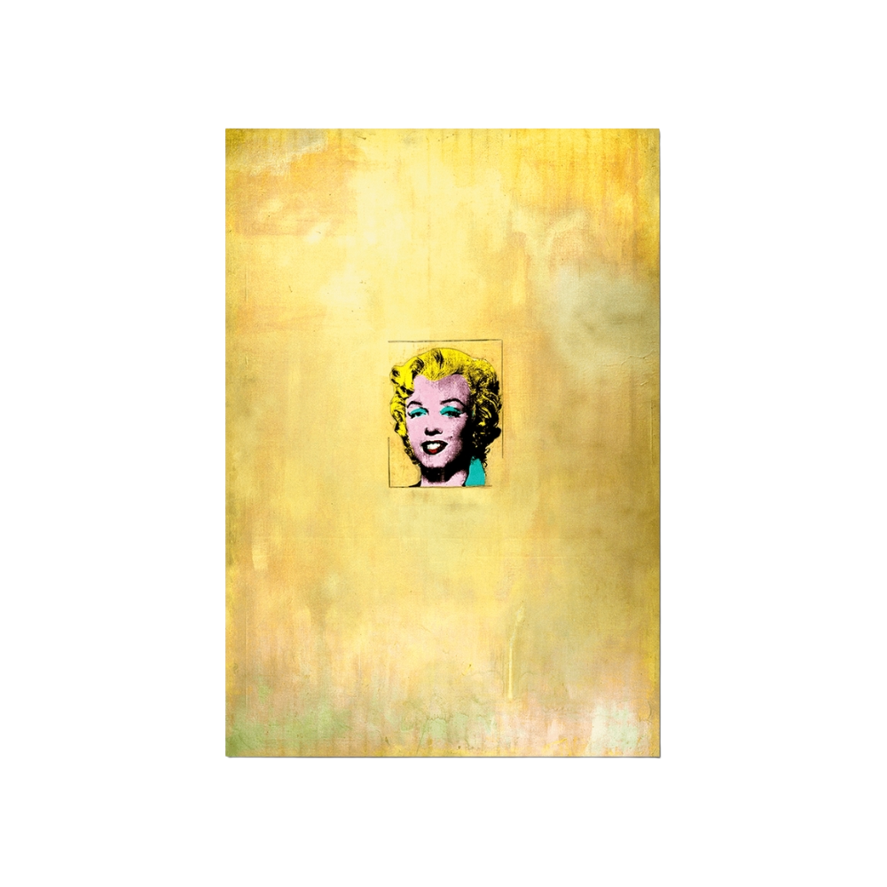 Gold Marilyn Sticker