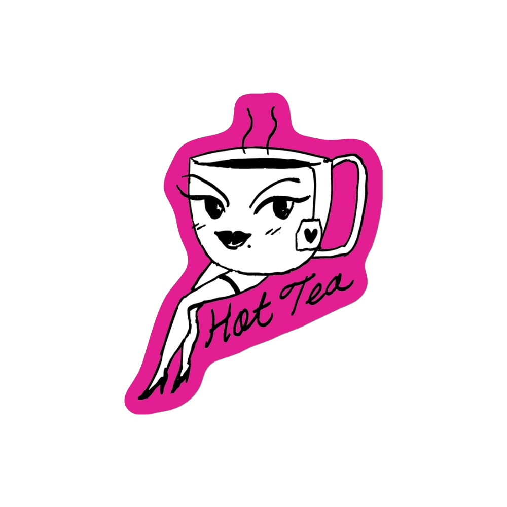 Hot Tea Sticker