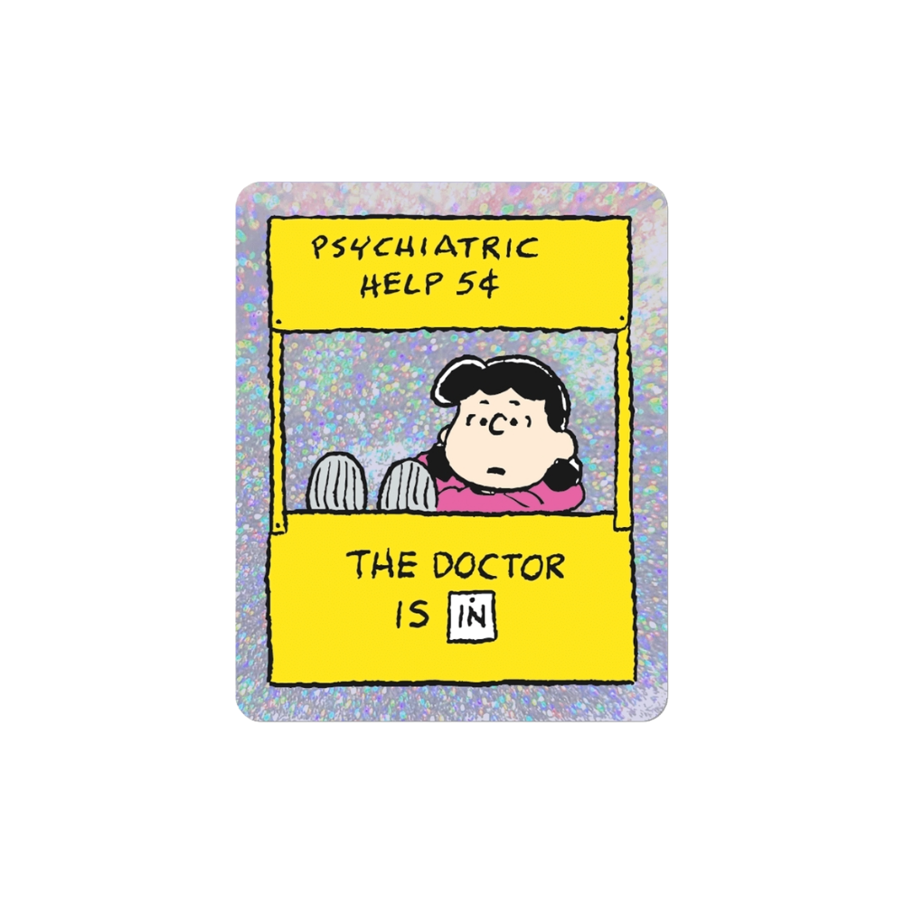 The Doctor Is In Sticker