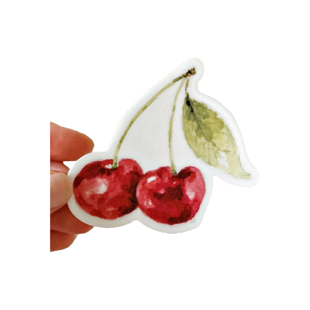 Cherry Vinyl Sticker