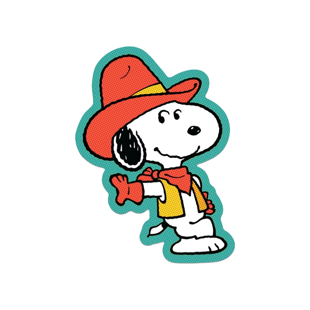 Howdy Partner By Snoopy Sticker