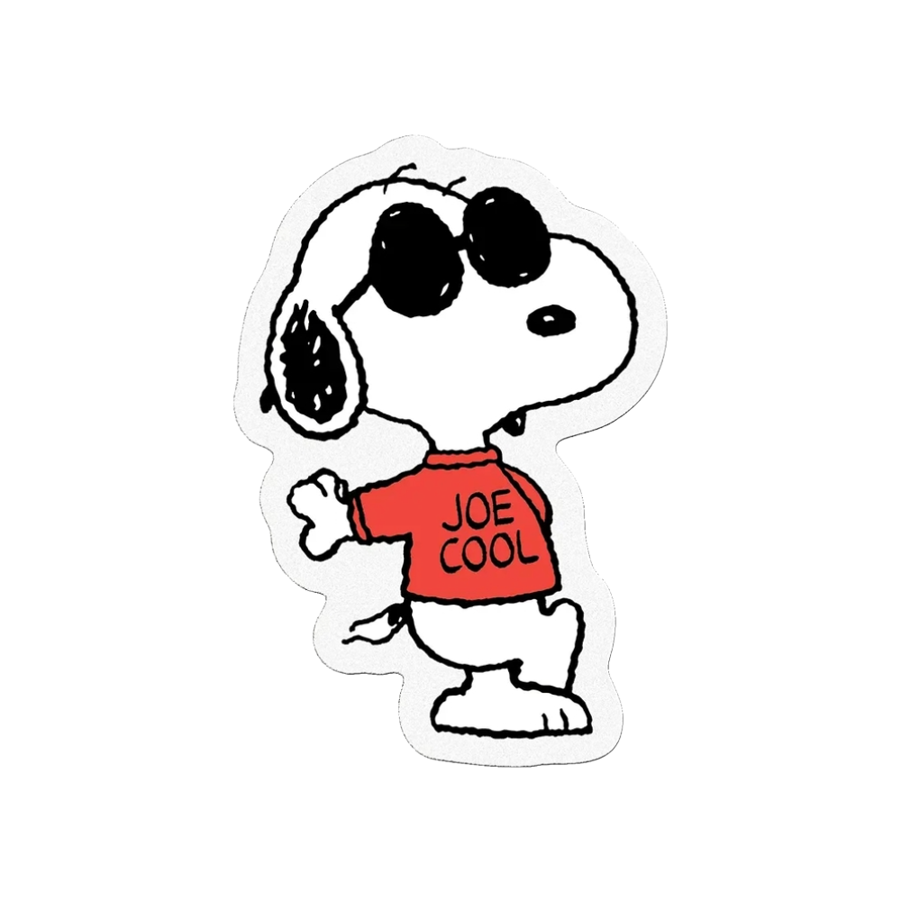 Joe Cool Sticker