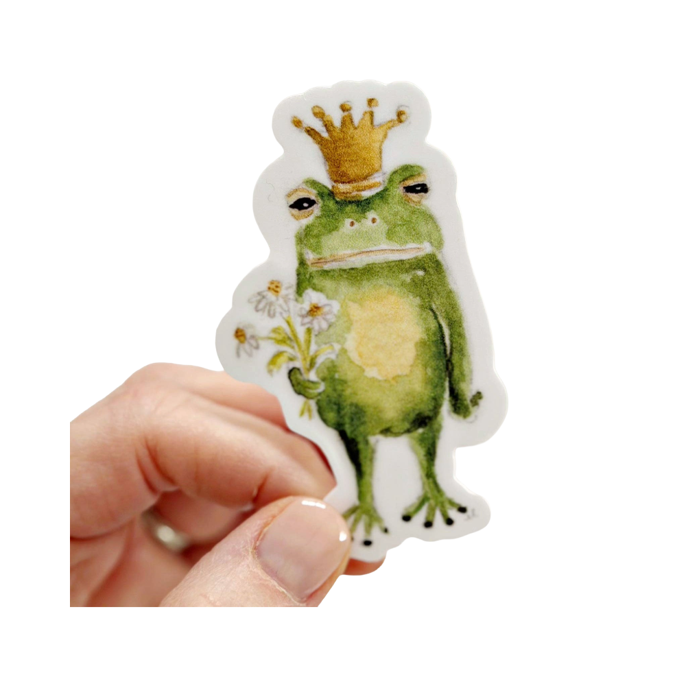 Frog Prince Sticker