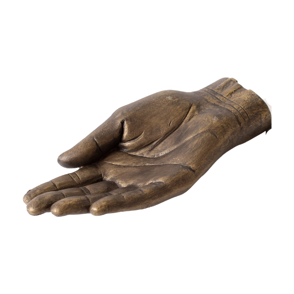 Gilded Hand Sculpture Wall Decor