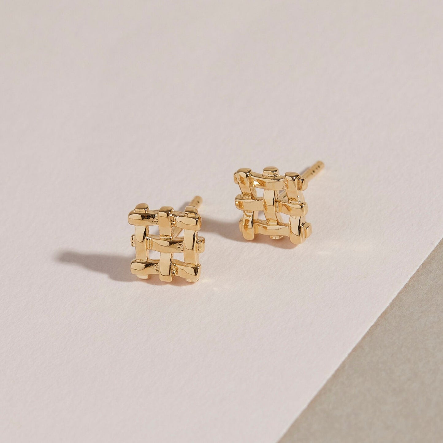 Crosshatch Studs - Small