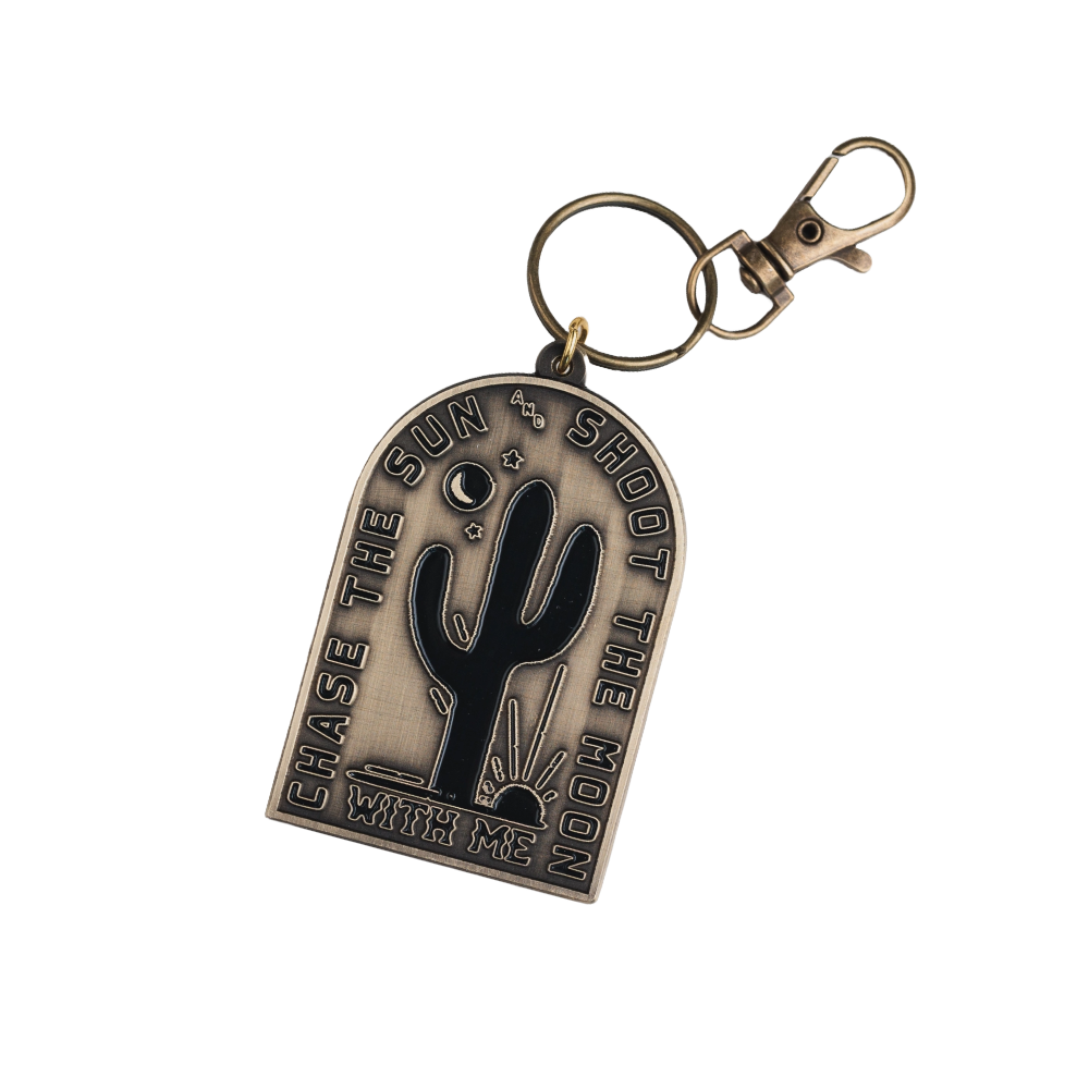 Chase The Sun Keychain by Morgan Lacey Hart