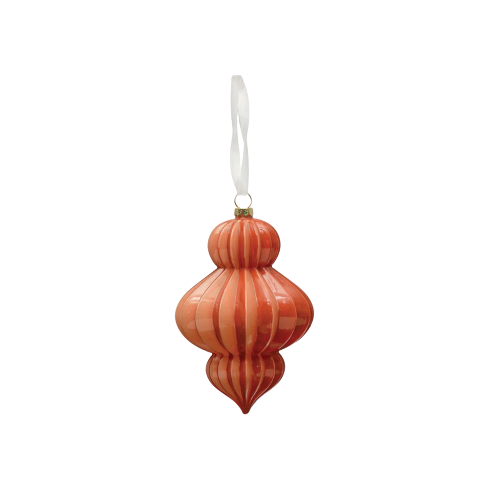 Pleated Finial Ornament by Creative Co-op
