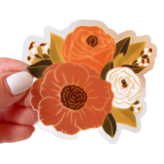 Load image into Gallery viewer, Fall Bouquet Vinyl Sticker by Elyse Breanne Designs
