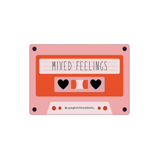 Mixed Feelings Vinyl Sticker