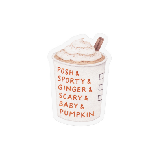 Pumpkin Spice Girls Sticker by Amy Zhang