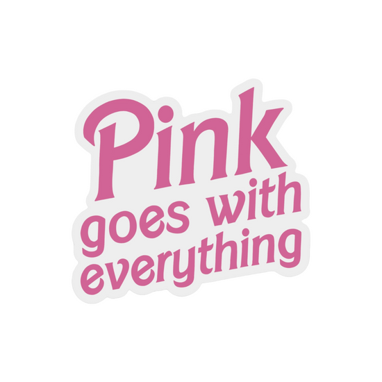 Pink Vinyl Sticker by Elyse Breanne Designs
