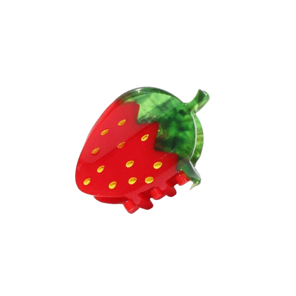 Strawberry Mini Claw Clip by Jenny Lemons