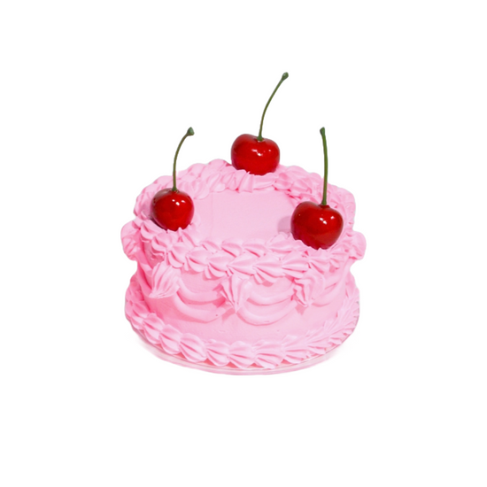 Pink Cherry Faux Cake Kit by Jenny Lemons