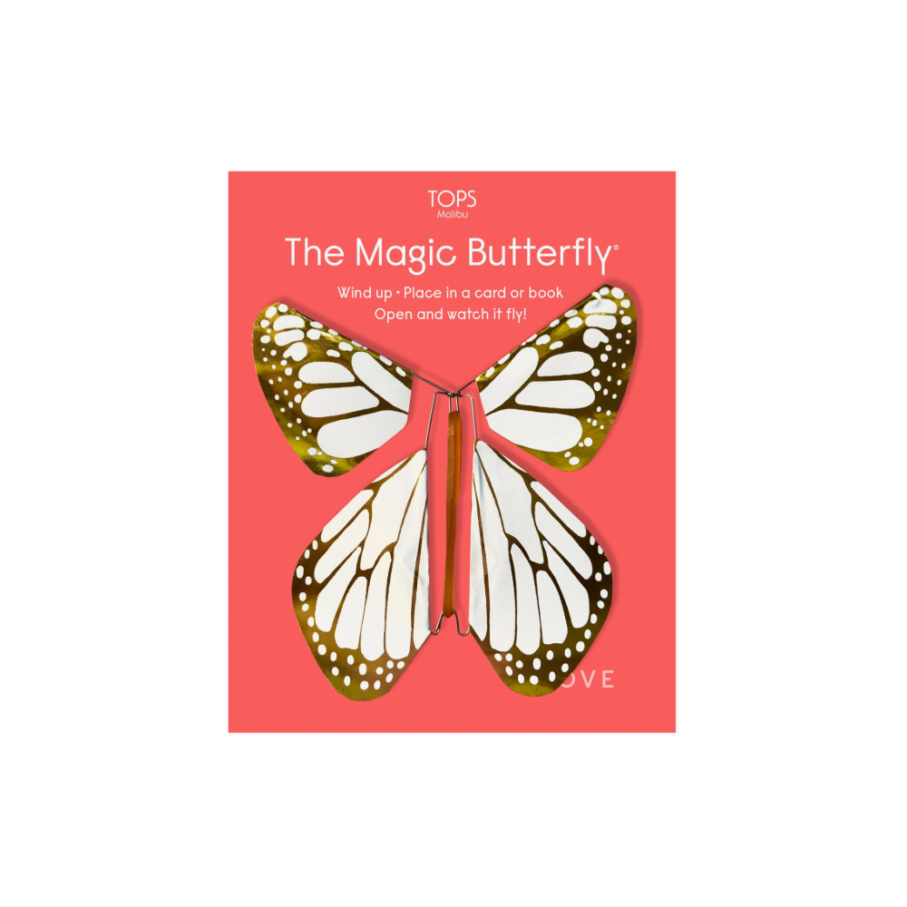 Love Metallic Flying Butterfly by TOPS Malibu