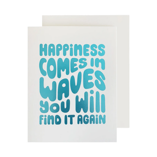 Happiness Waves Card by The Social Type 