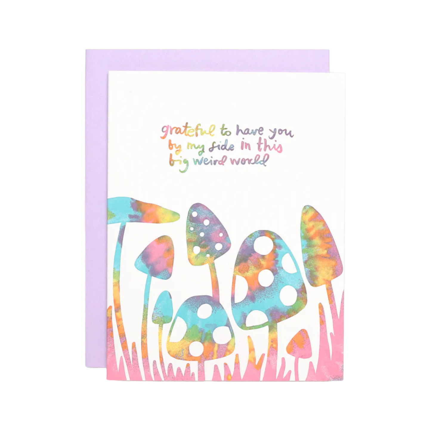 Grateful Mushrooms Card by Shorthand Press