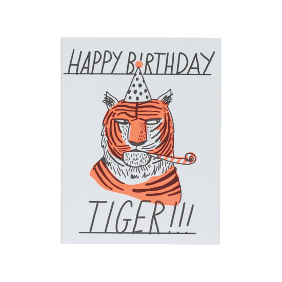 Load image into Gallery viewer, Tiger Side Eye Card by Hello!Lucky 
