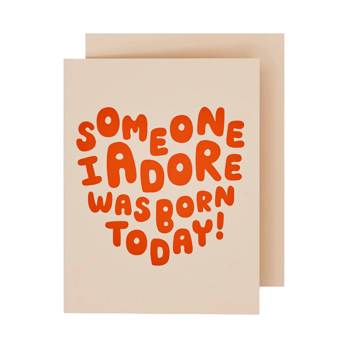 I Adore Birthday Card by The Social Type 