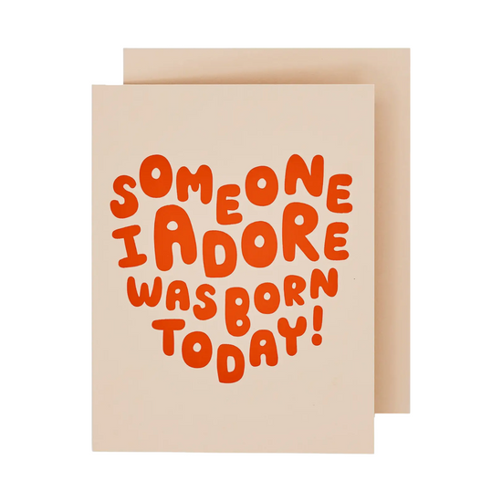 I Adore Birthday Card by The Social Type 