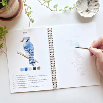 Birds Watercolor Workbook by Emily Lex Studio