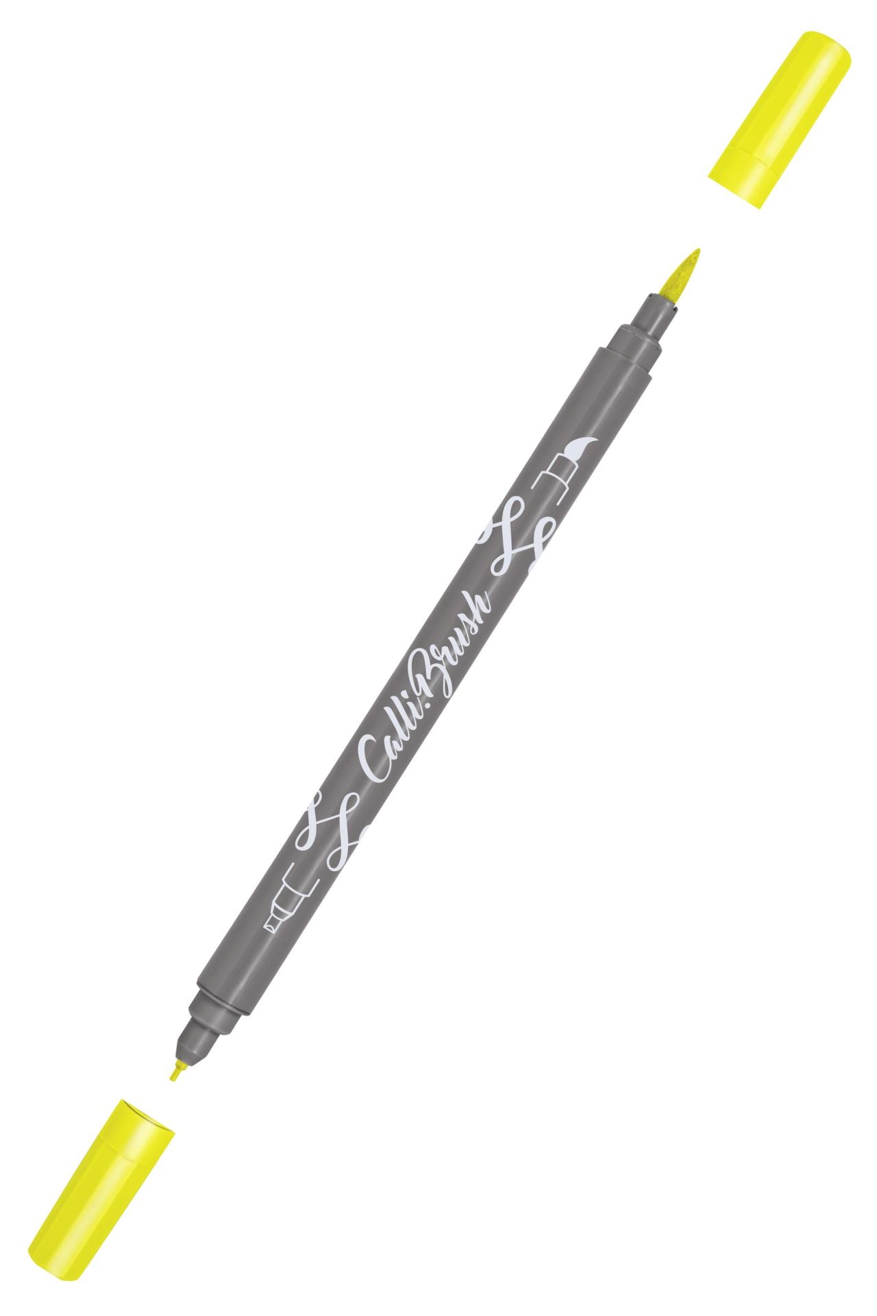 Load image into Gallery viewer, Fluorescent Yellow Dual Tip Pen by ONLINE
