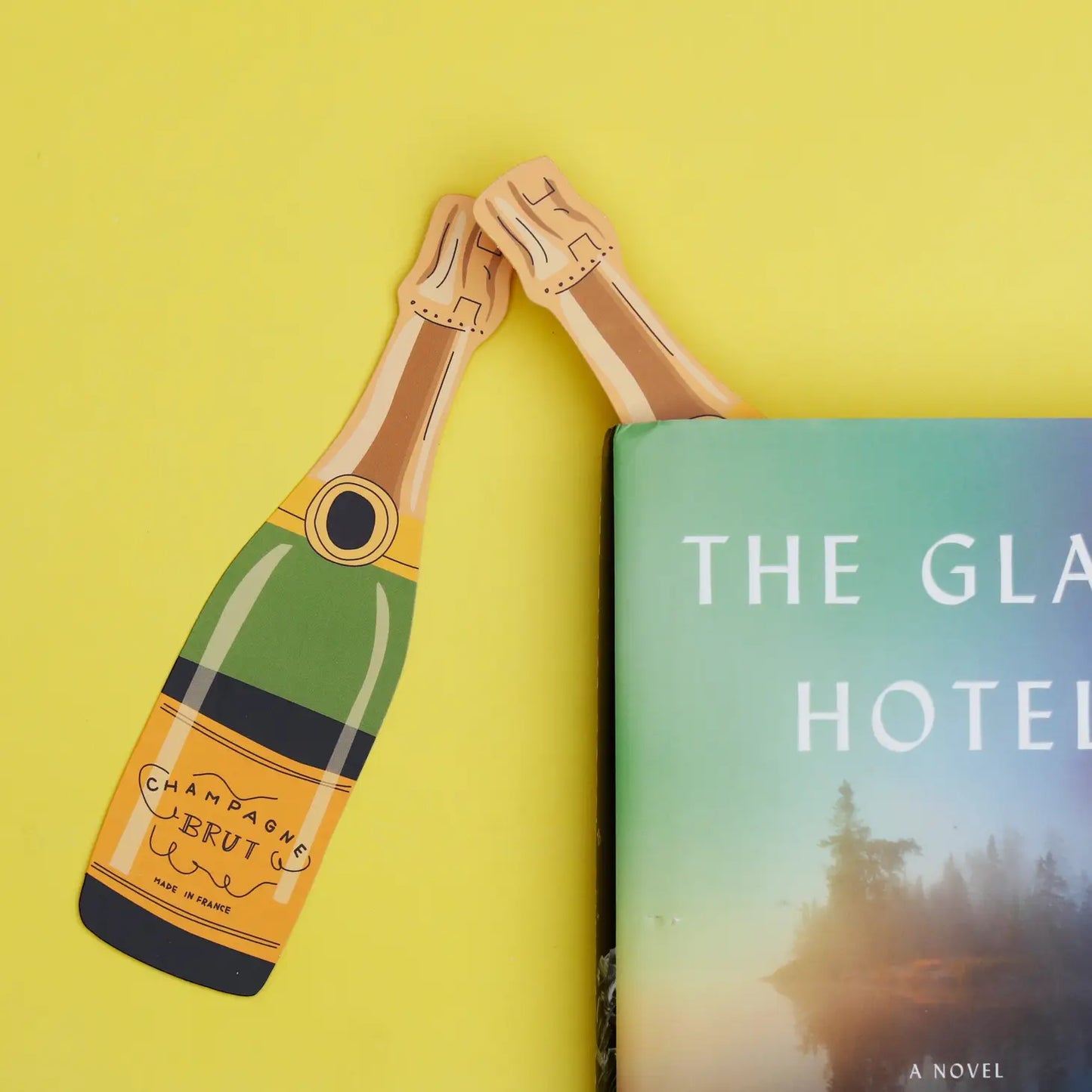 Champagne Bottle Bookmark by Humdrum Paper