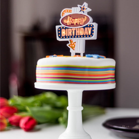 Neon Sign Cake Topper by SUCK UK 
