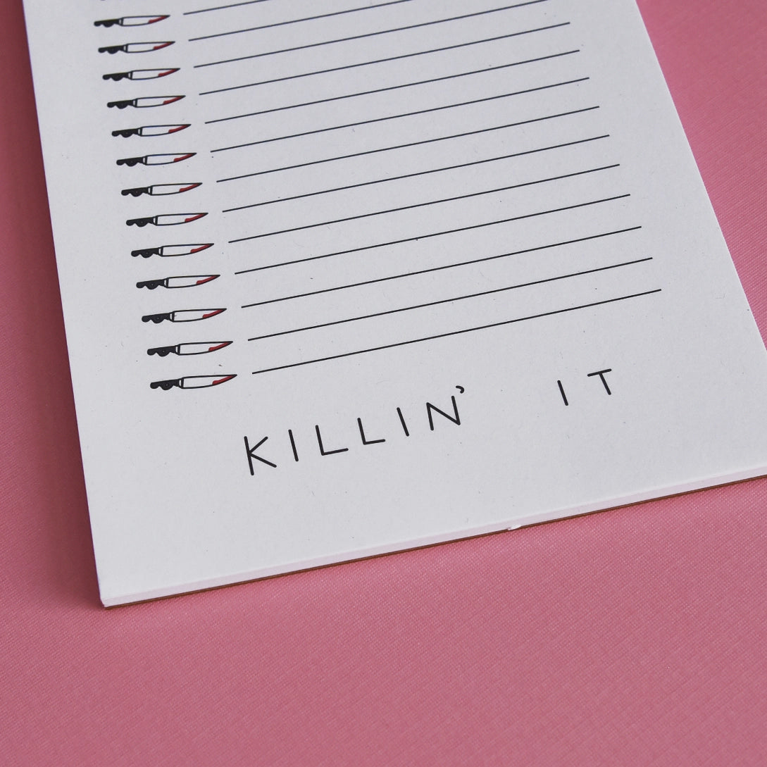 Killin' It Notepad by Humdrum Paper