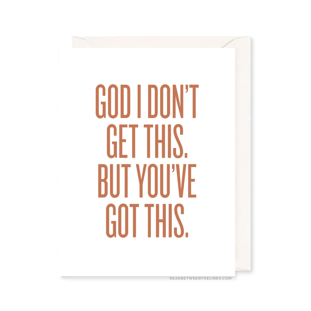 God I Don't Get This Card by RBTL® A2GICG / A2GICG-BX