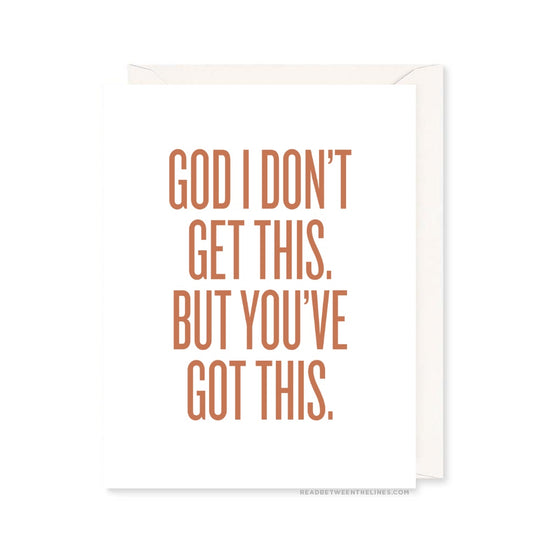 God I Don't Get This Card by RBTL® A2GICG / A2GICG-BX