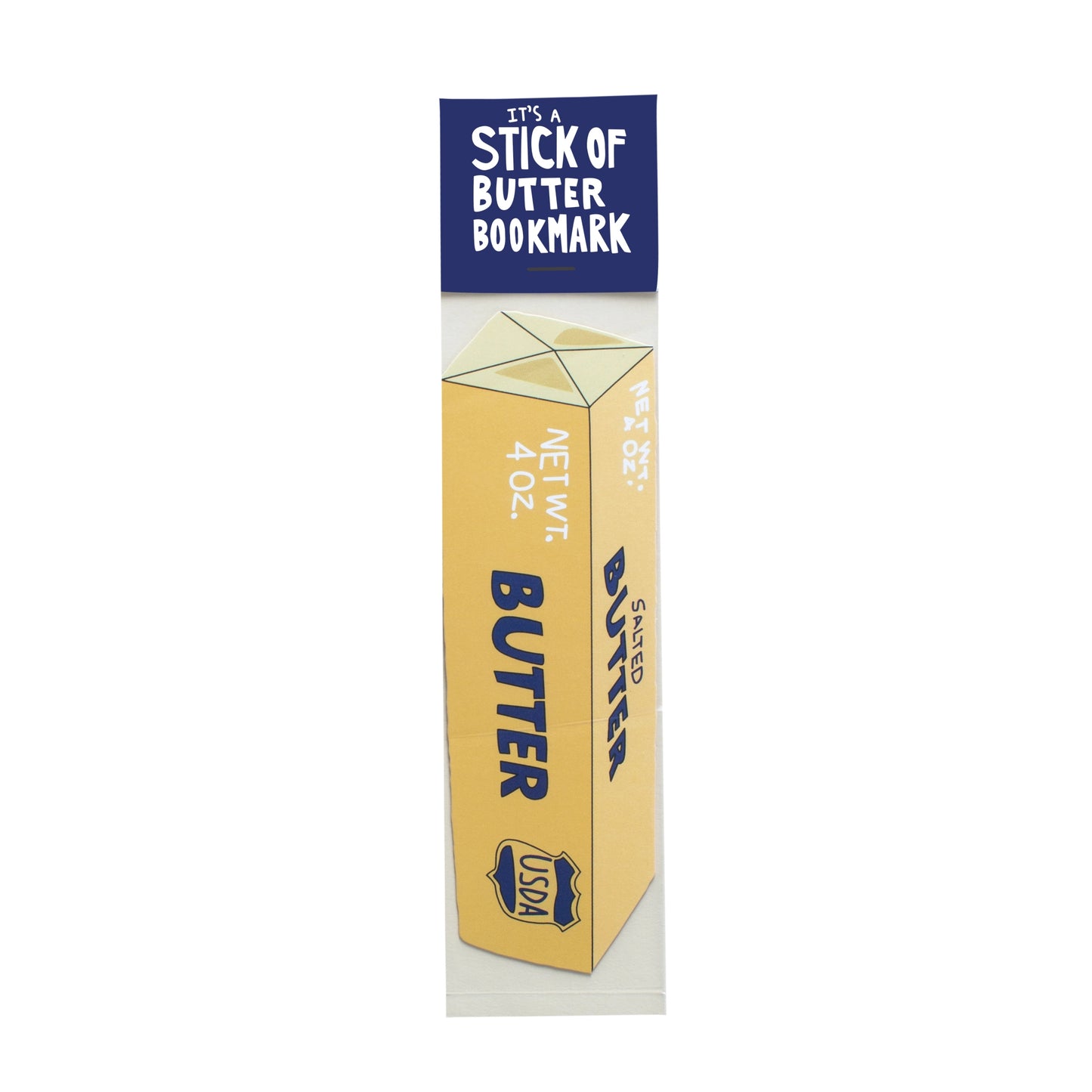 Stick of Butter Bookmark (it's die cut!) by Humdrum Paper