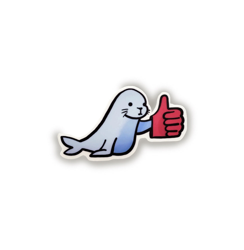 Load image into Gallery viewer, Seal of Approval Vinyl Sticker by Shawna Smyth Studio

