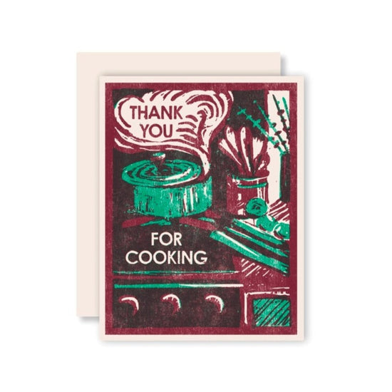 Thank You For Cooking Card by Heartell