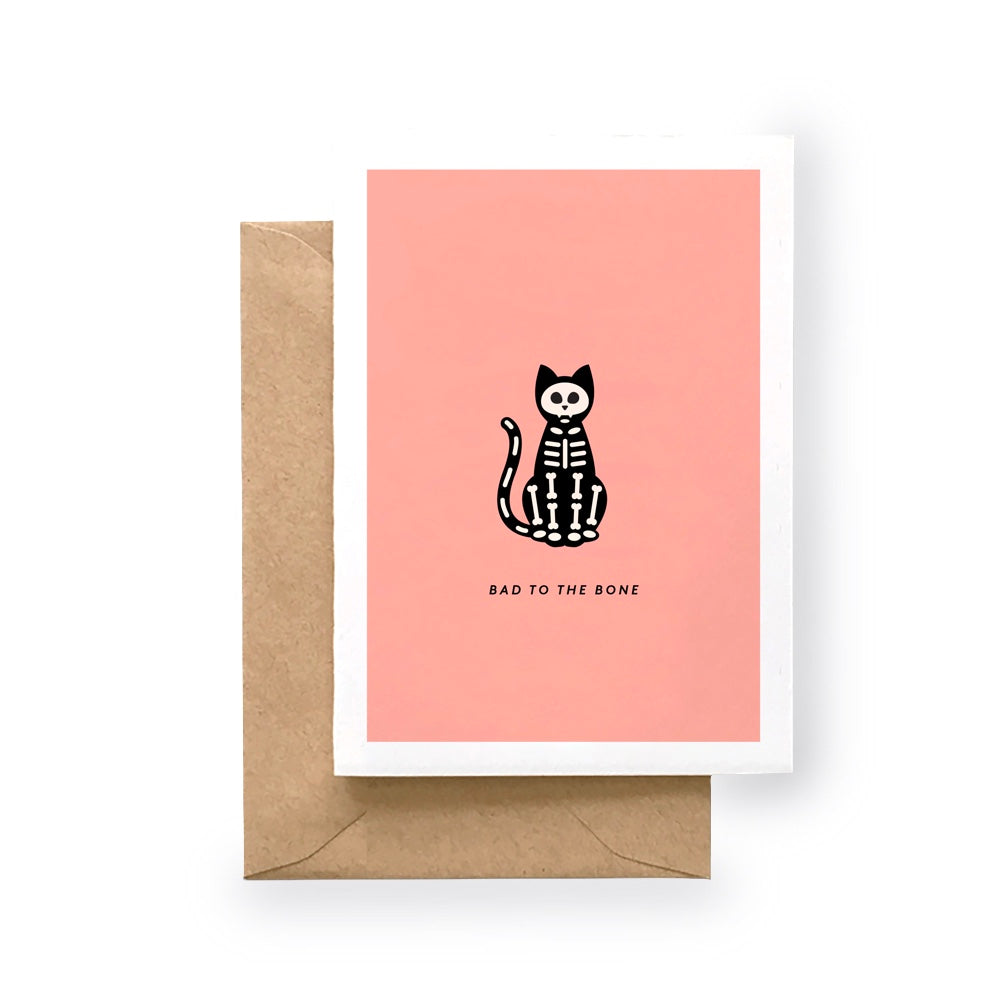 Bad to the Bone Card by Spaghetti & Meatballs