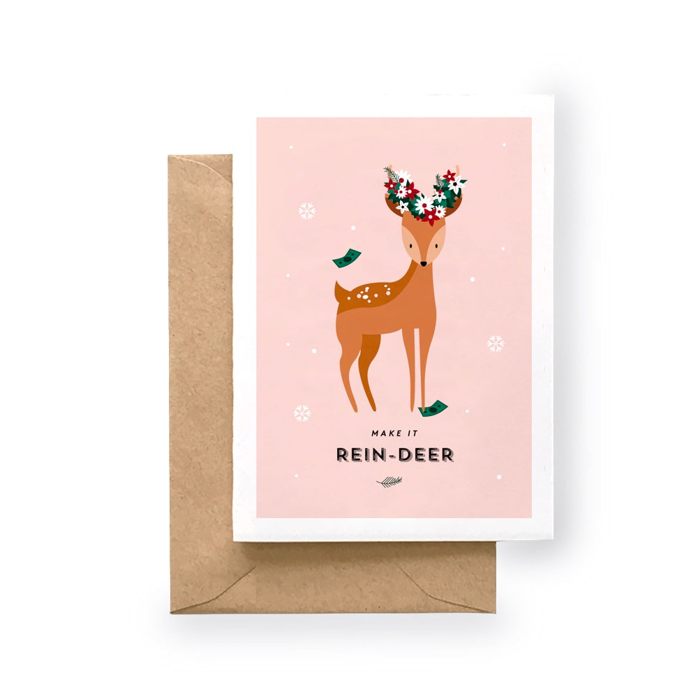Make It Rein-Deer Card by Spaghetti & Meatballs